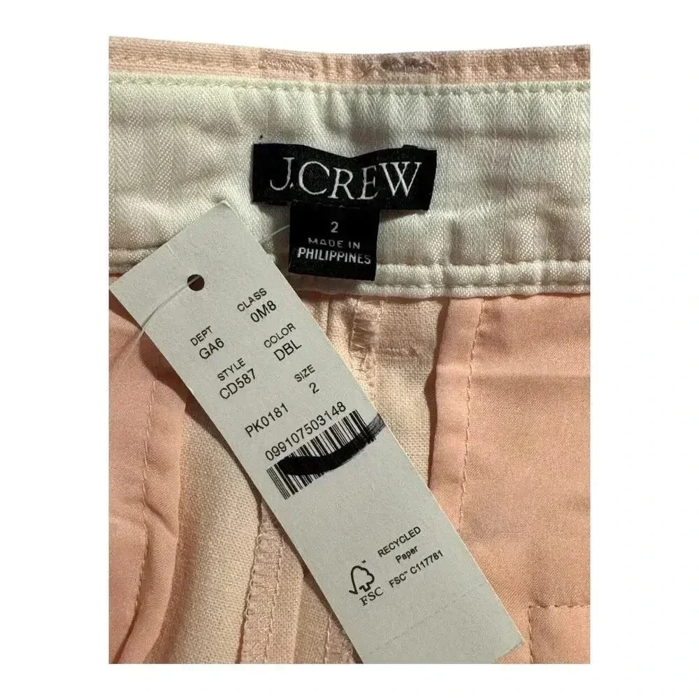 NEW J. Crew Size 2 Delicate Bloom Pink Pleated 9